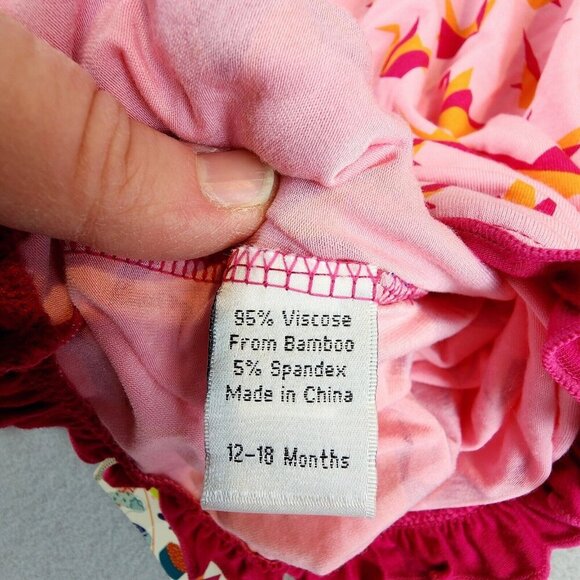 KicKee Pants Lotus Origami Crane Long Sleeve Classic Swing Dress‎ 12-18 Months - Picture 8 of 11